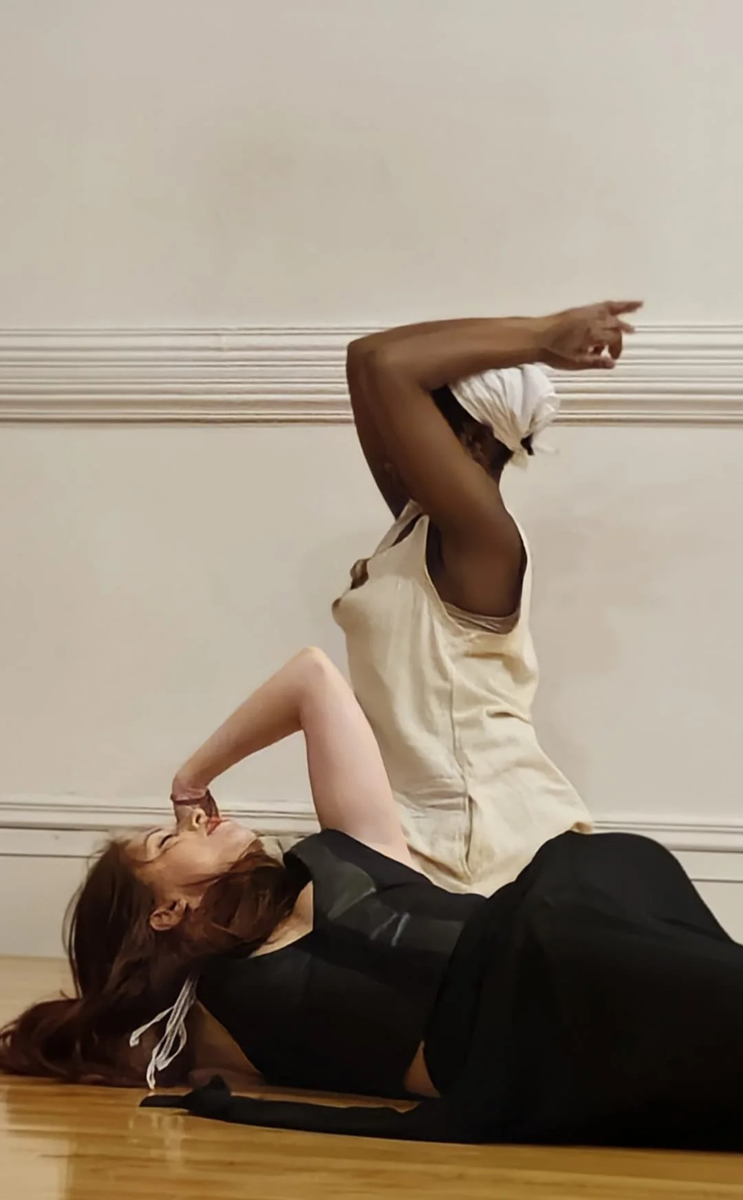 Butoh Into the Depth NOv 2025- 2 students in finalperformance