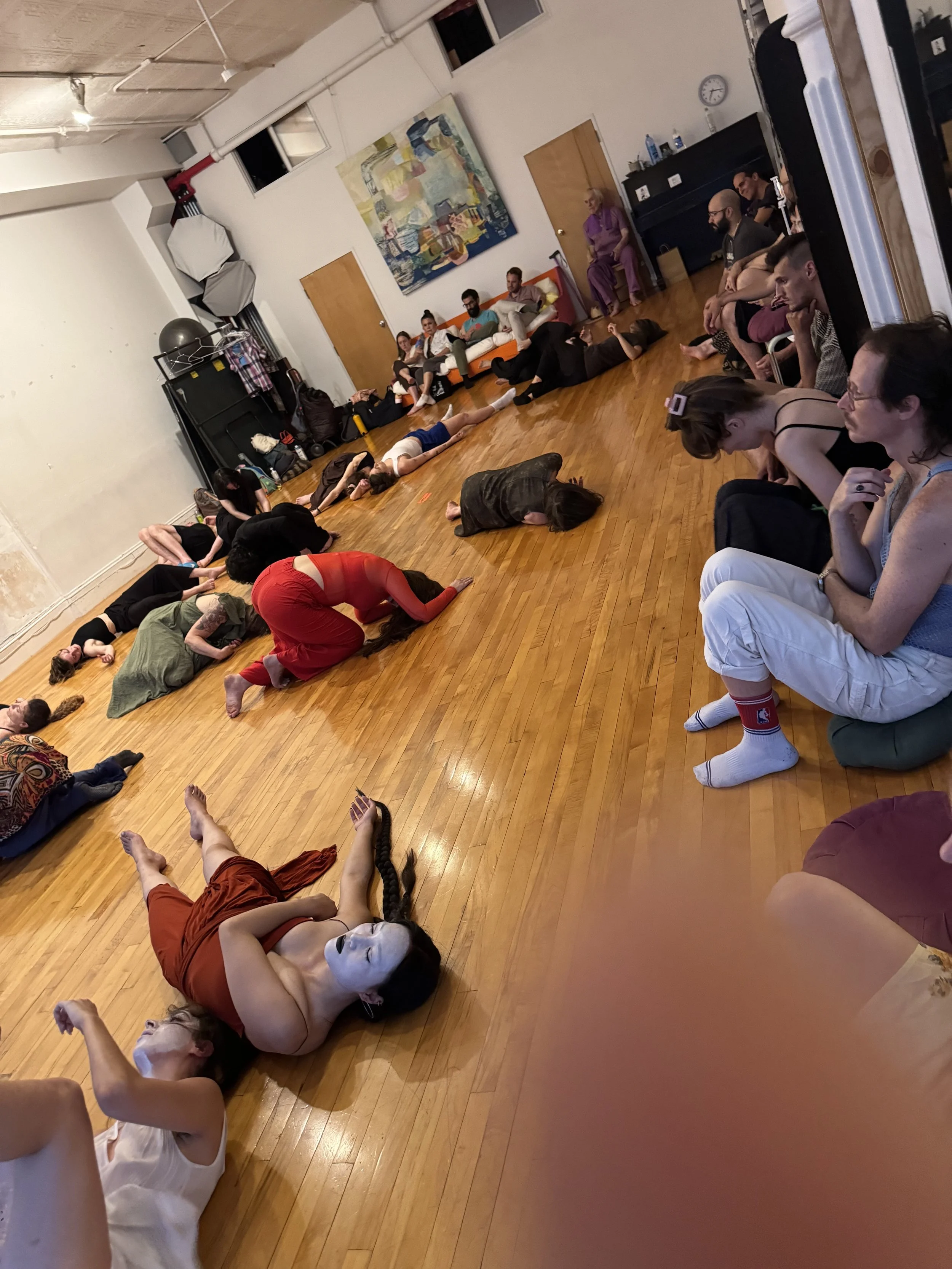 Audience watching Butoh Into the Depth Student performance 2026