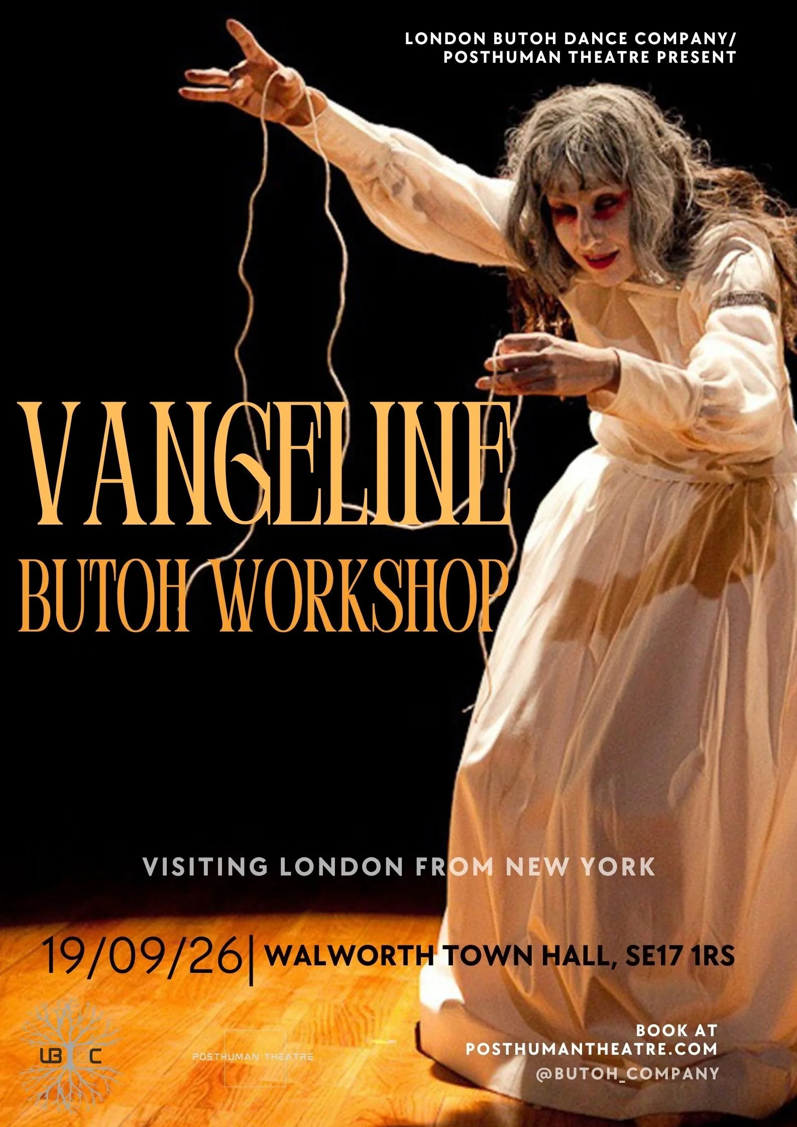 Vangeline In London: Butoh Workshop