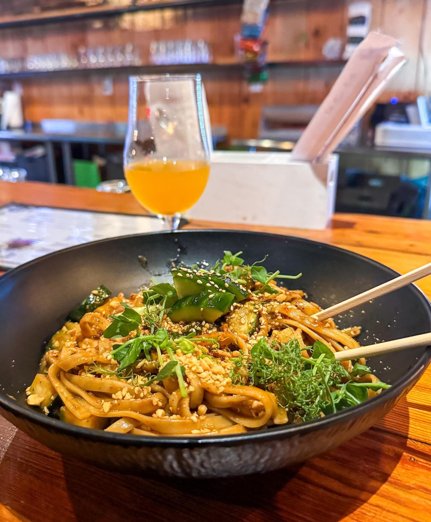 What&rsquo;s for Dinner: Dan Dan Noodles with Chicken from @bokchoyboyfood at @chsfermentory. If you haven&rsquo;t been to the Avondale area of West Ashley recently, it&rsquo;s worth the visit again soon &ndash; lots of really fun concepts opening up