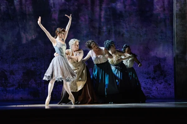 Tiler Peck as Young Marie and the company of Marie, Dancing Still - Photo Credit Paul Kolnik