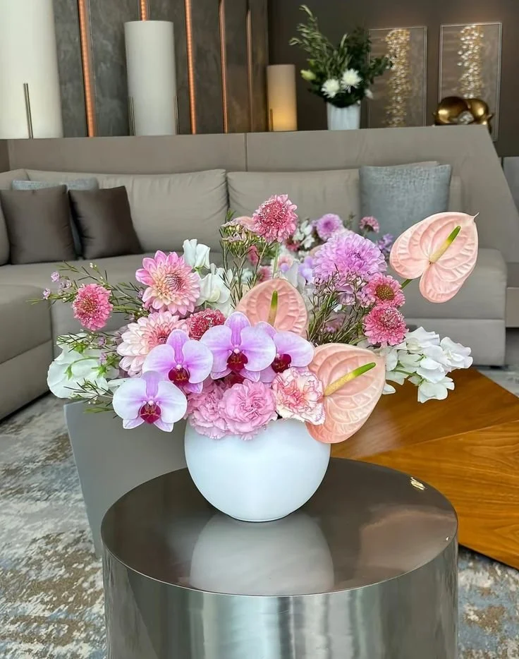 Modern Orchid Elegance Floral Arrangement