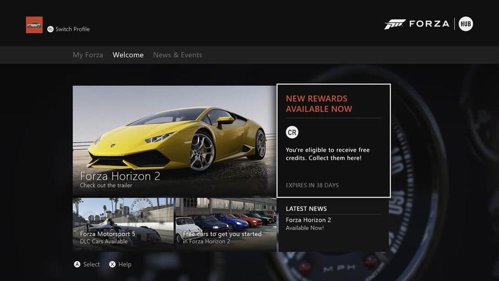 Forza Hub for Windows 10 is Here
