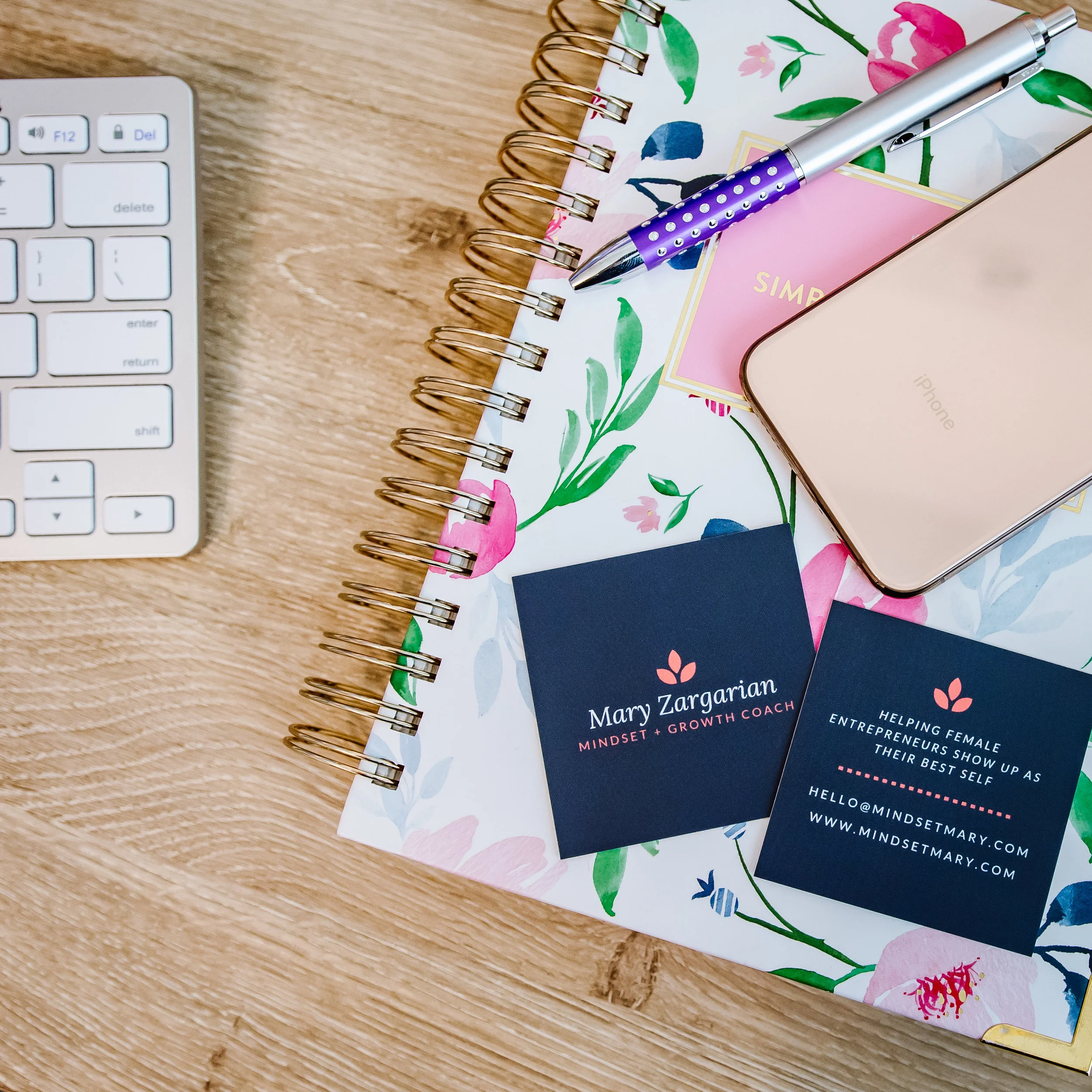 planning branding photo flatlay