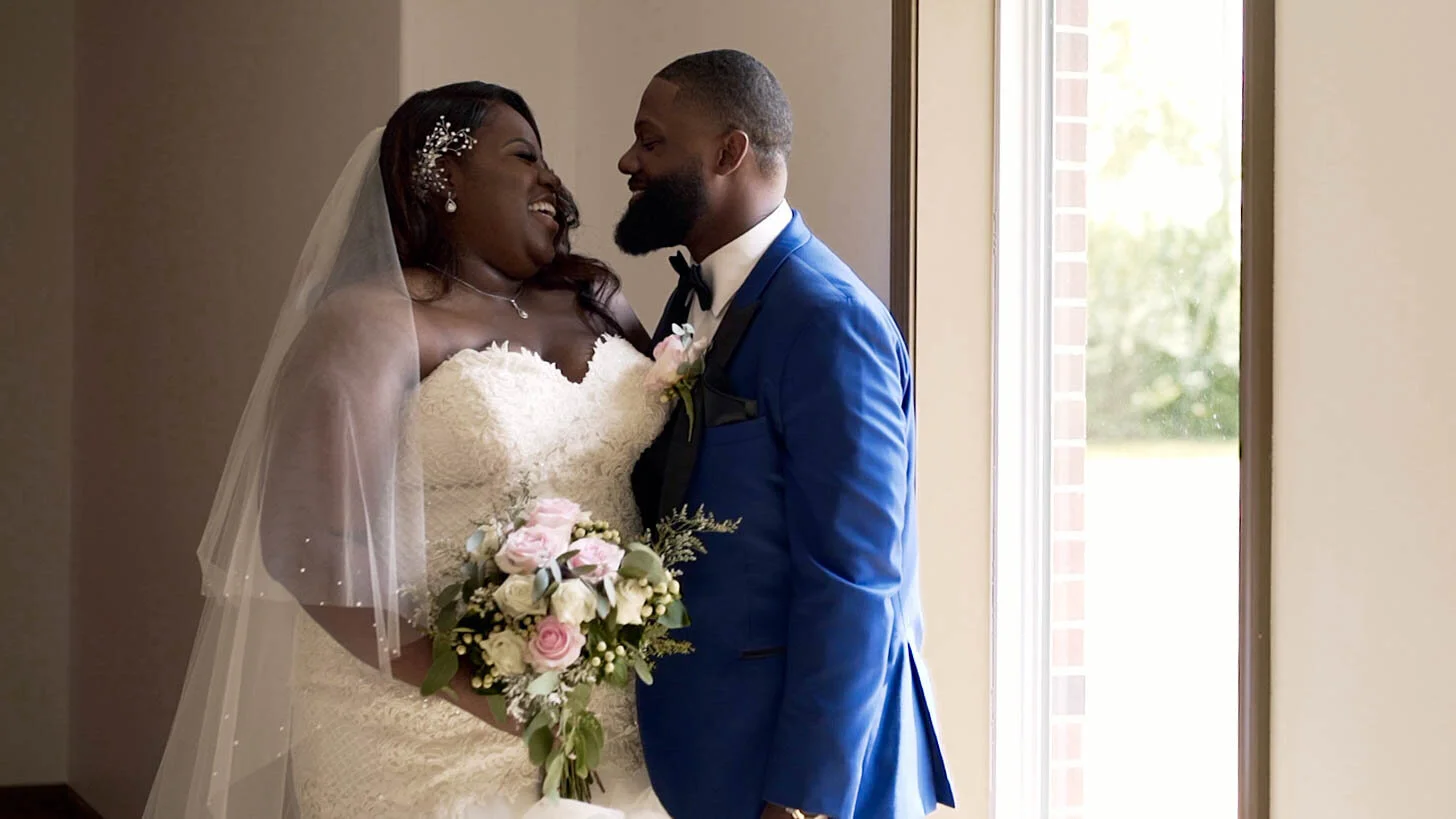 A fun-loving couple gets married during COVID-19