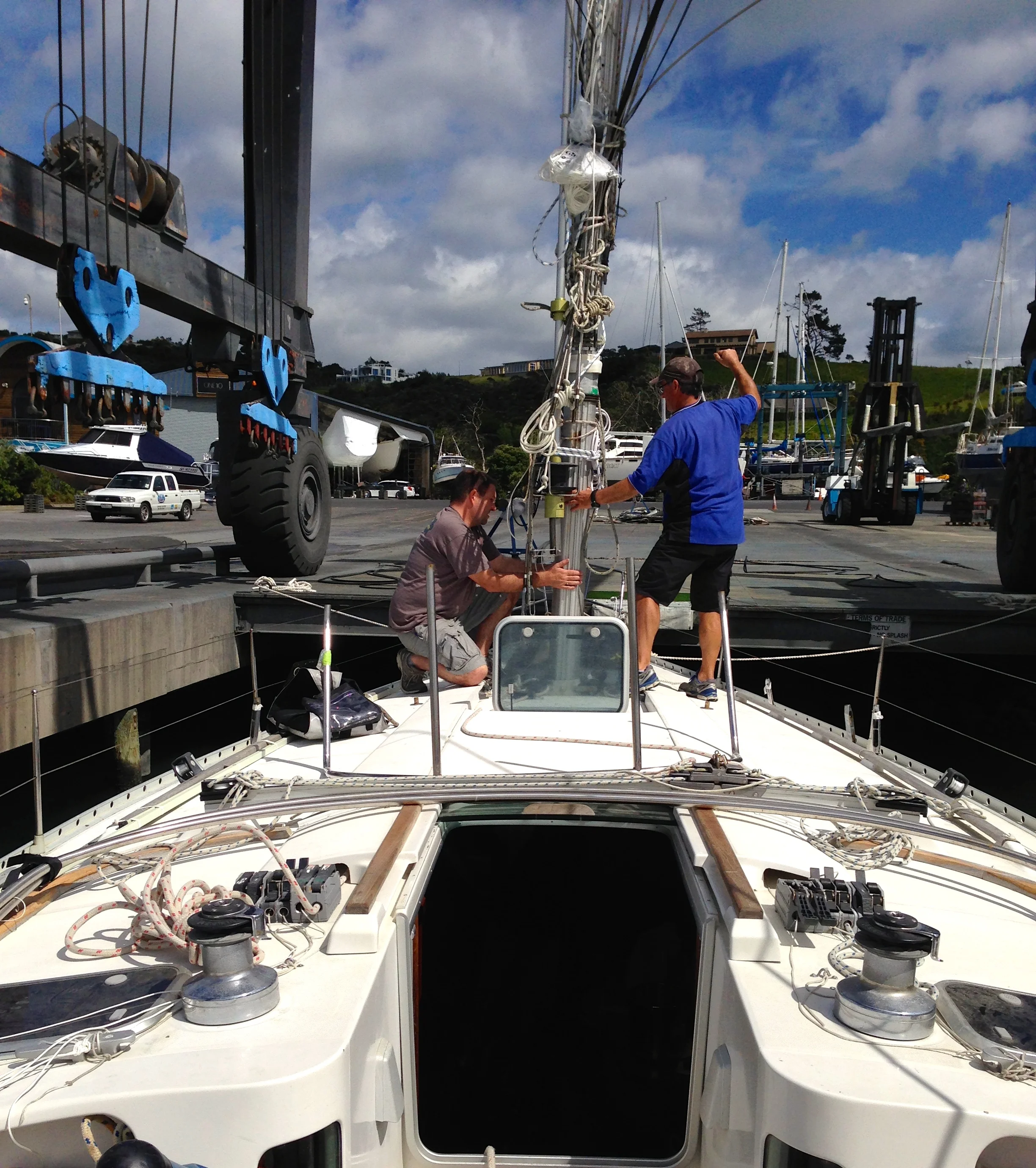 Beneteau open ocean sailing