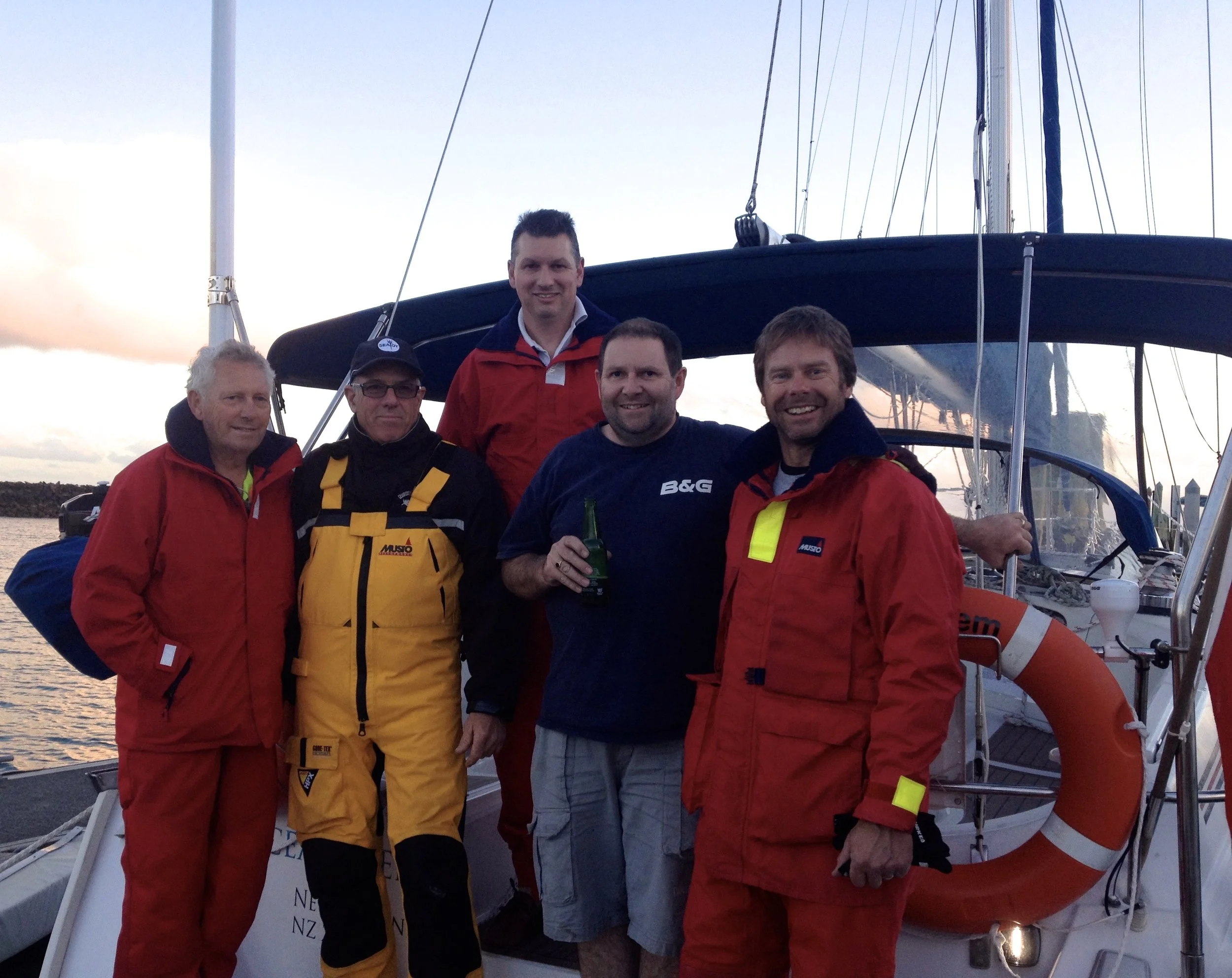 Departing for Tasman Sea crossing