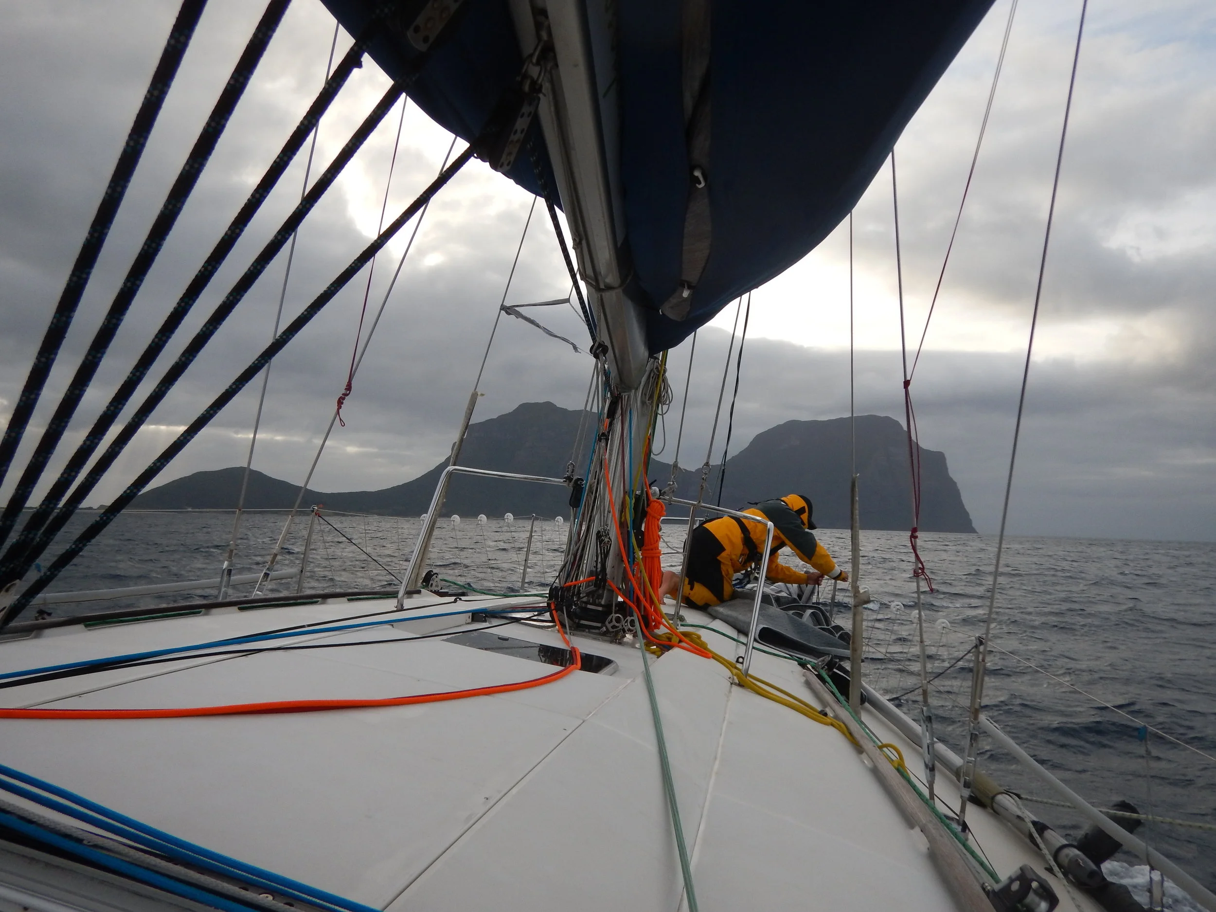 Offshore sailing to Lord Howe Island