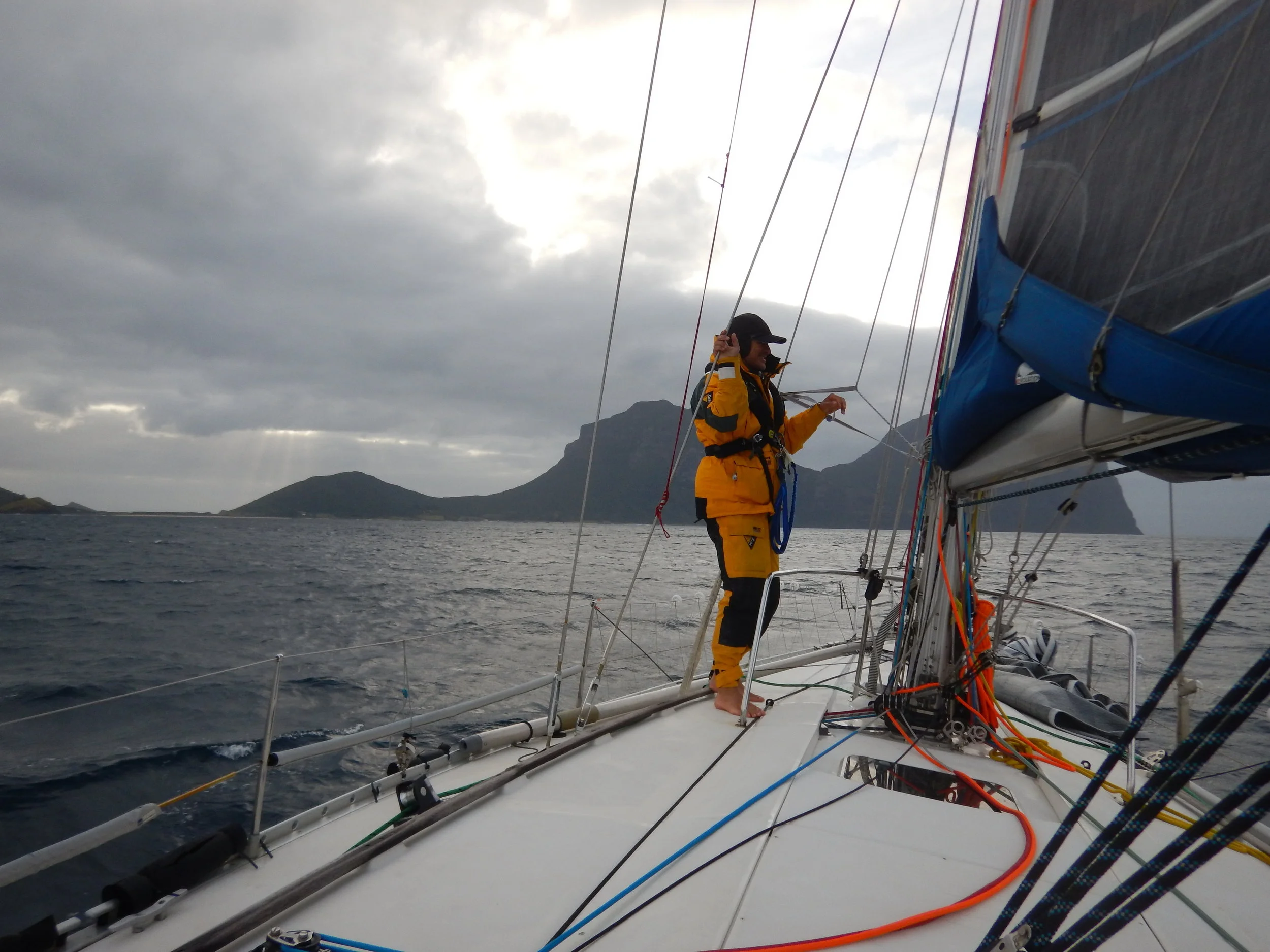 Offshore sailing Lord Howe Island