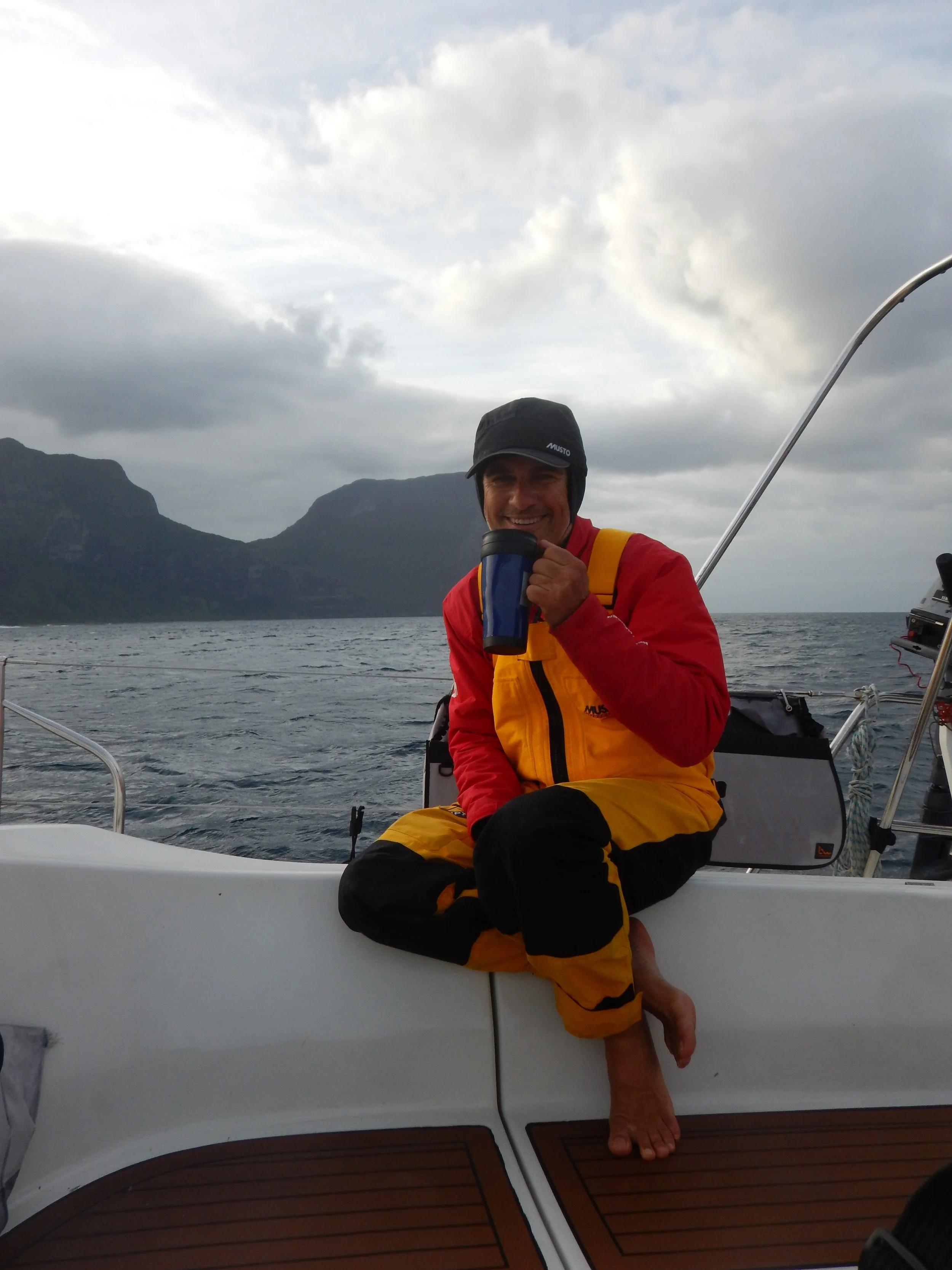 open ocean sailing to Lord Howe Island