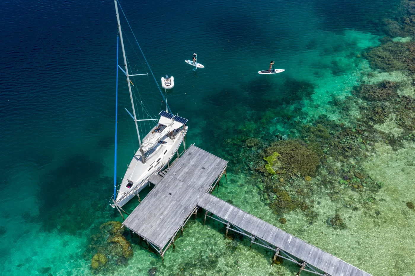 Solomon Islands Anchoring Vernon Deck