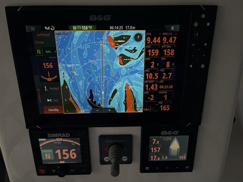 Night navigation through shallow channels using radar and GPS