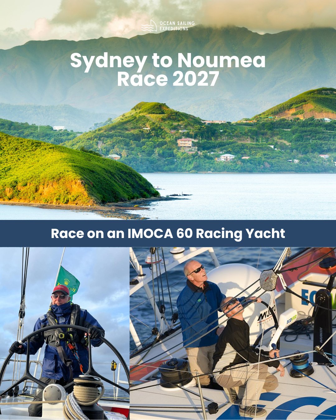 Set sail on the adventure of a lifetime: 1,064 nautical miles from Sydney to the tropical paradise of Noum&eacute;a, New Caledonia.⁠
⁠
From epic downwind runs to long ocean swells, this iconic race is all about endurance, teamwork, and chasing the ho