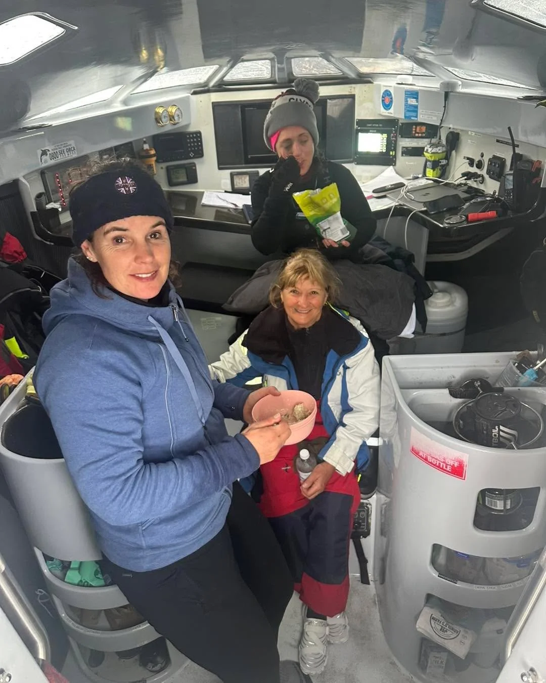 The crew on Awen have had a solid night after parking up in a calm patch yesterday and falling from 6th to 23rd place in the Southport to Mackay Race. This morning we've worked our way back to 5th on line as we head for the top of K'gari Island this 