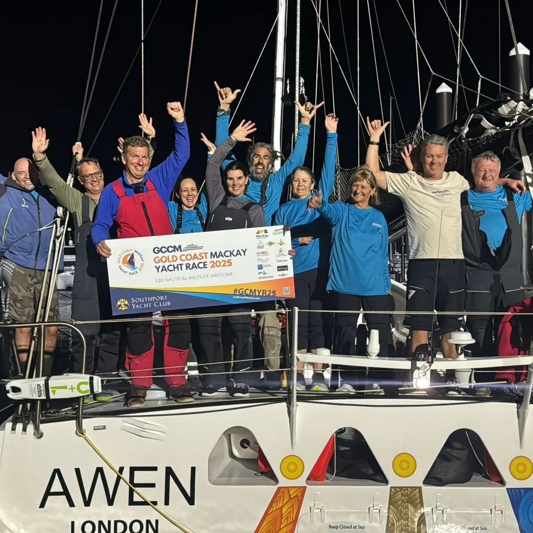 We drove her like we stole her! A huge congratulations to the Awen crew for the Southport to Mackay Race. We were amazed to be in the top 5 in the closing stages of the 530nm race. Taking out 5th across the line is our best result so far with Awen, a