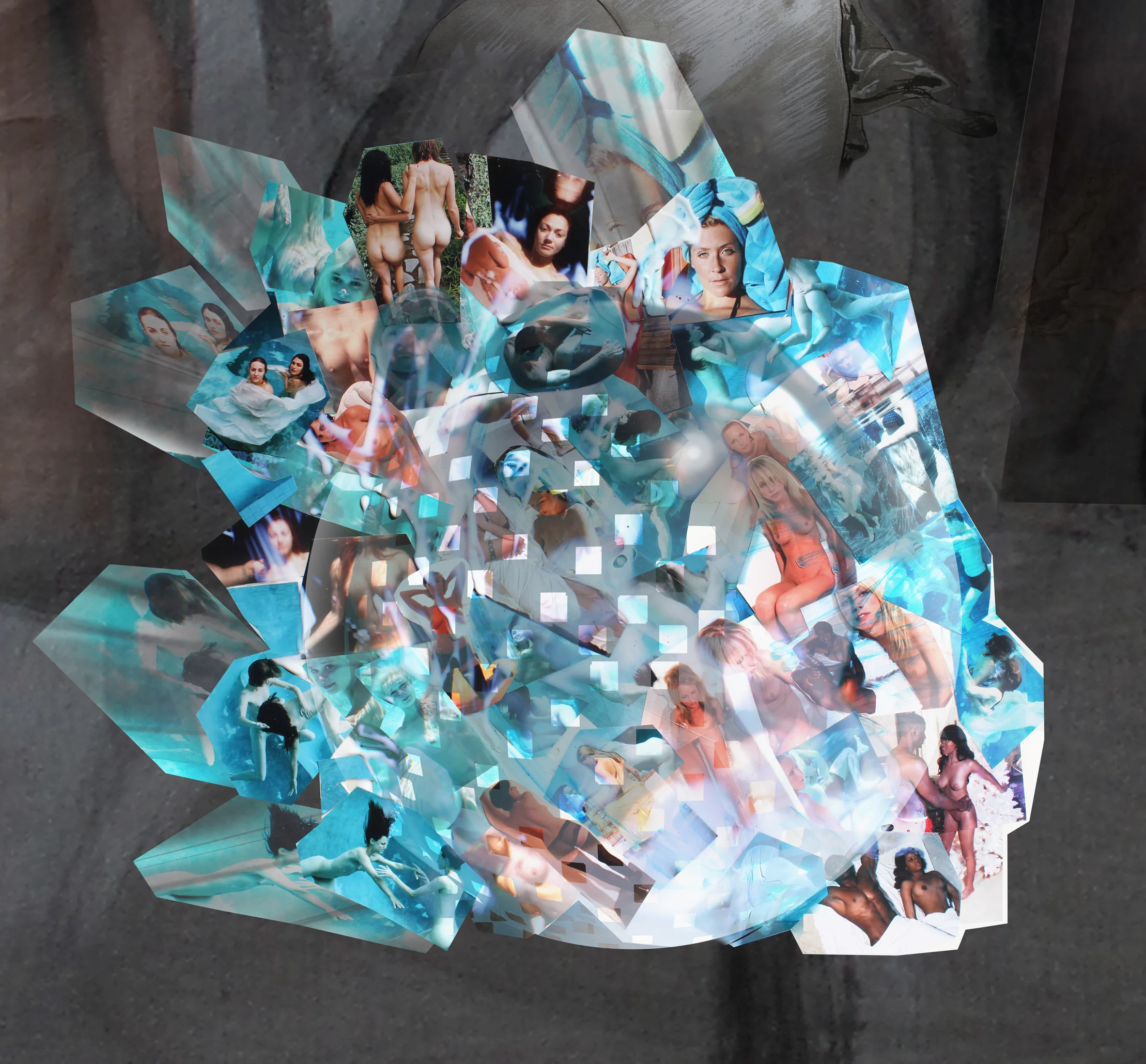 Resolution (detail: pool collage)