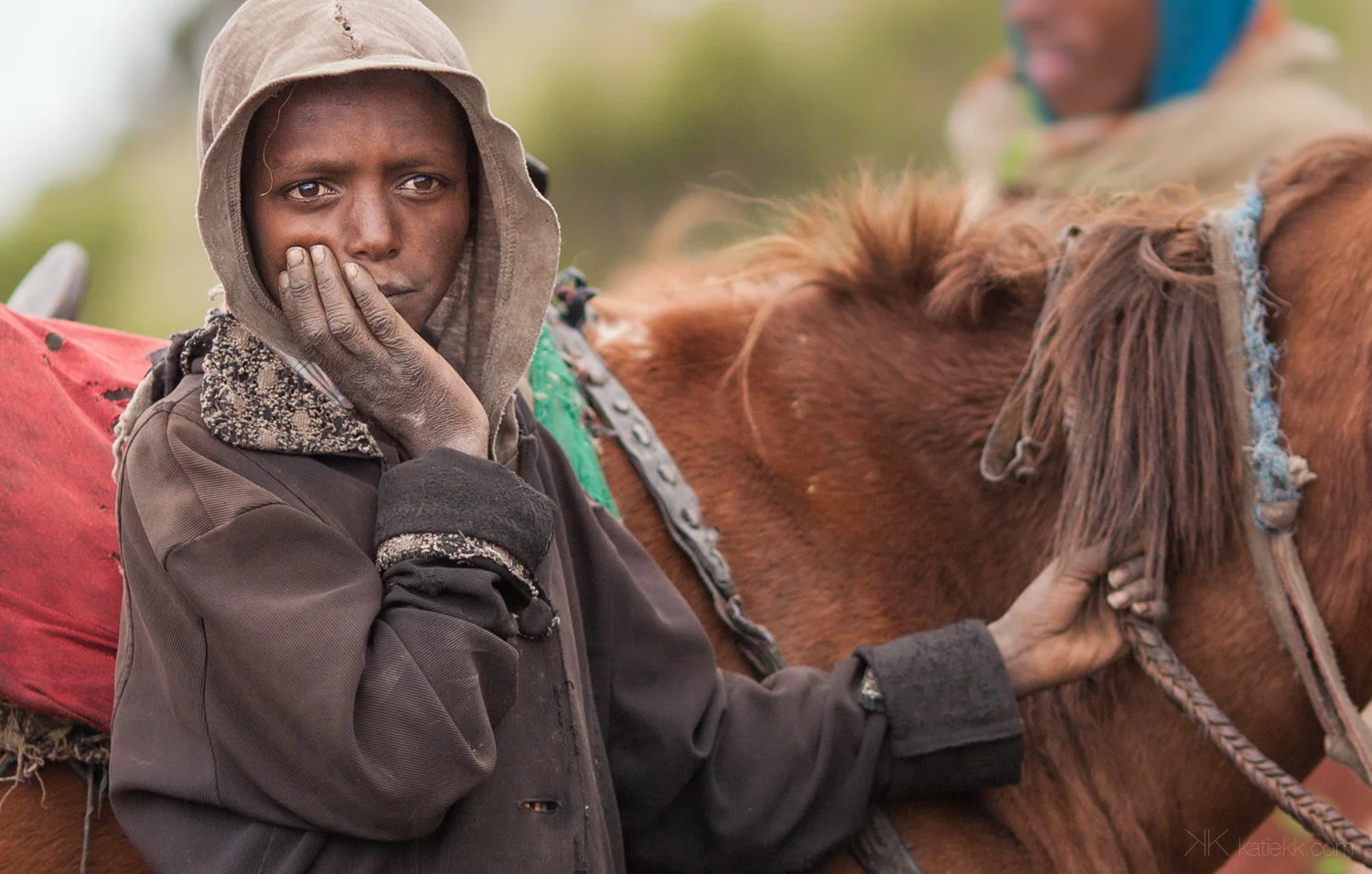 Ethiopia, October 2015. Simien Mountains in Northern Ethiopia is possibly my favourite hike of all times. The beauty of this place can not be described. It is however incredibly tough environment and the few people that live in this region, don't have an easy life. This young man was there with his horse to assist us with our luggage.