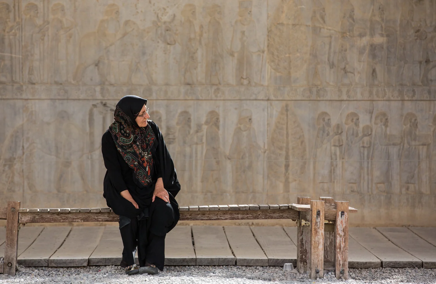 Iran, April 2015. Persepolis, Iran. I was warned not to go there… something about troubles in this country and it is not being safe. I found myself sad that I had to leave so soon. One lady came to me in Persepolis and asked in rather broken English if I liked her civilization. I replied that it is all rather amazing. She the proceeded to ask if I believed that they were not terrorists and if i would go back home and tell that to everyone. When i nodded in acceptance she politely thanked me and walked off. Iranians are known for their hospitality and they go our their way to make you feel welcome, i do hope to be back there soon.