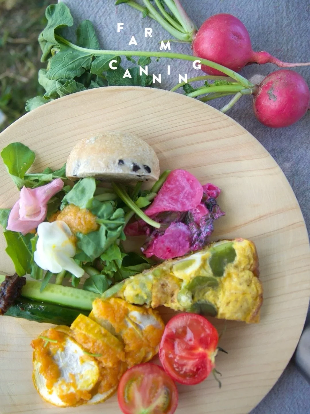 OUR MISSION

おいしい、楽しい、美しい！
未来につながる食卓をつくる

ファームキャニングは「自然（いのち）の循環」を大切にした食卓が、平和な未来を作る方法の１つだと考えます。

犠牲を生まなければ成立しない既存のフードシステムを、より環境と社会に良いものへと変化させていくことが私たちのミッションです。

私たちと一緒に、食卓から未来を考えませんか？