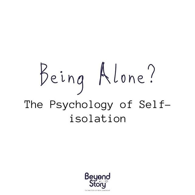 We need to accept that being alone doesn&rsquo;t mean we need to be lonely, and you could feel lonely even when you are surrounded by your friends and family. A great article talks about despite its limitations and challenges, self-isolation can also