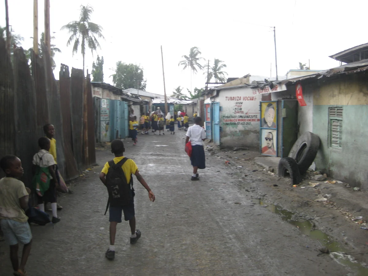 Urban Slum in Temeke District of Dar es Salaam, Tanzania