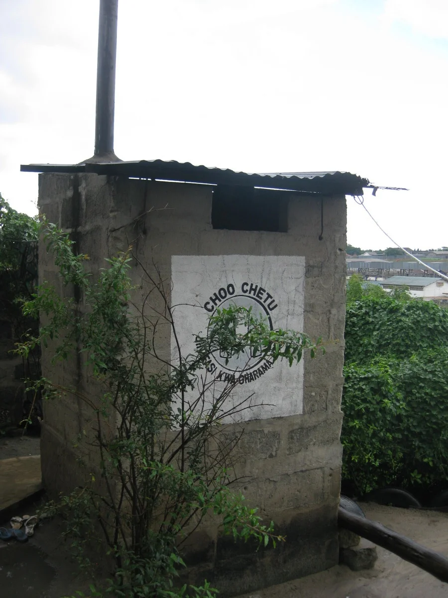 Nice pit latrine