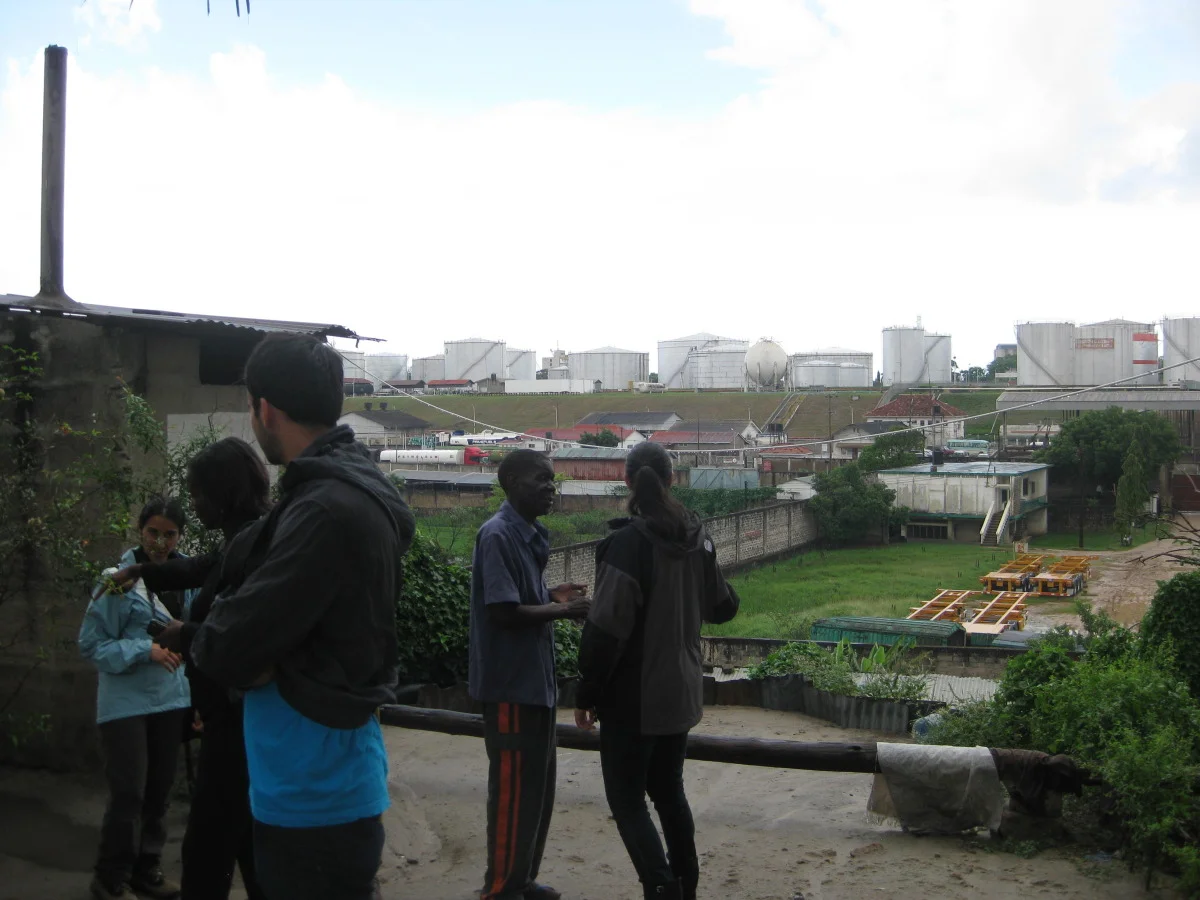 Talking to Pit Latrine Owner