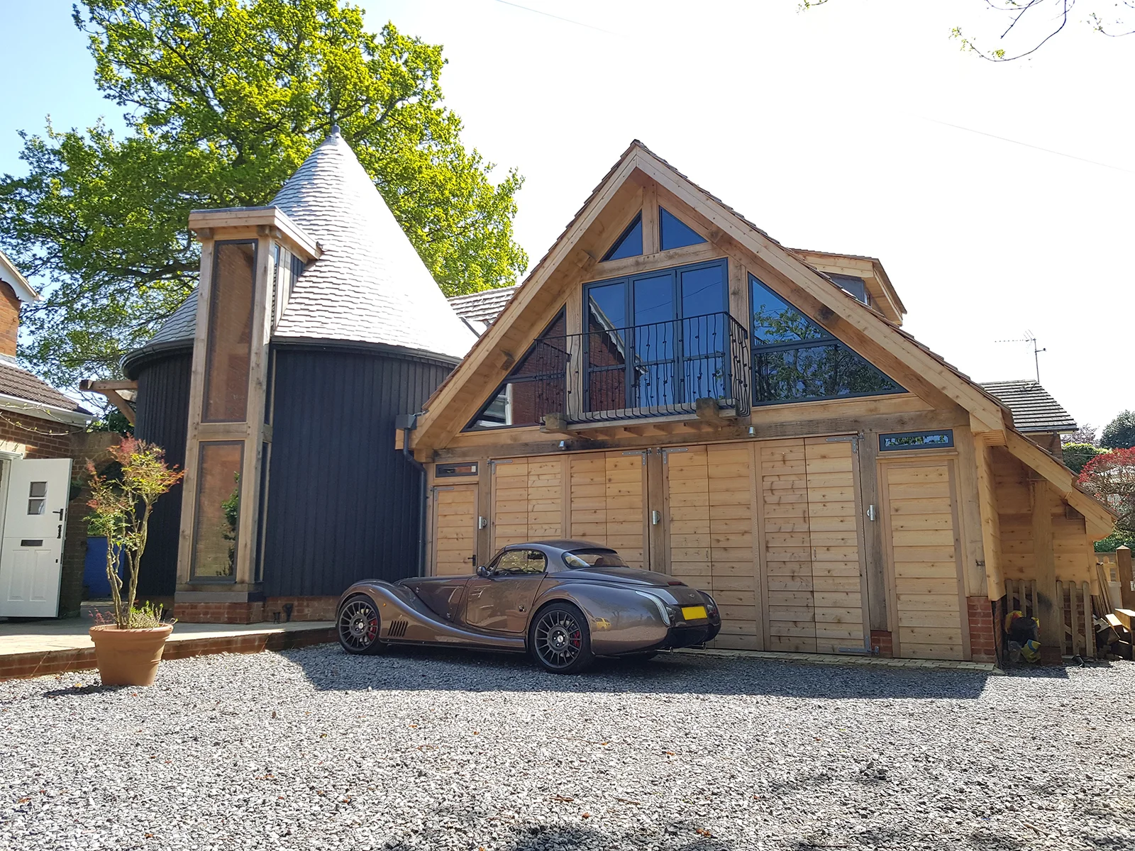 Garages And Outbuildings Daniel Kursa Oak Timber Framing Specialist
