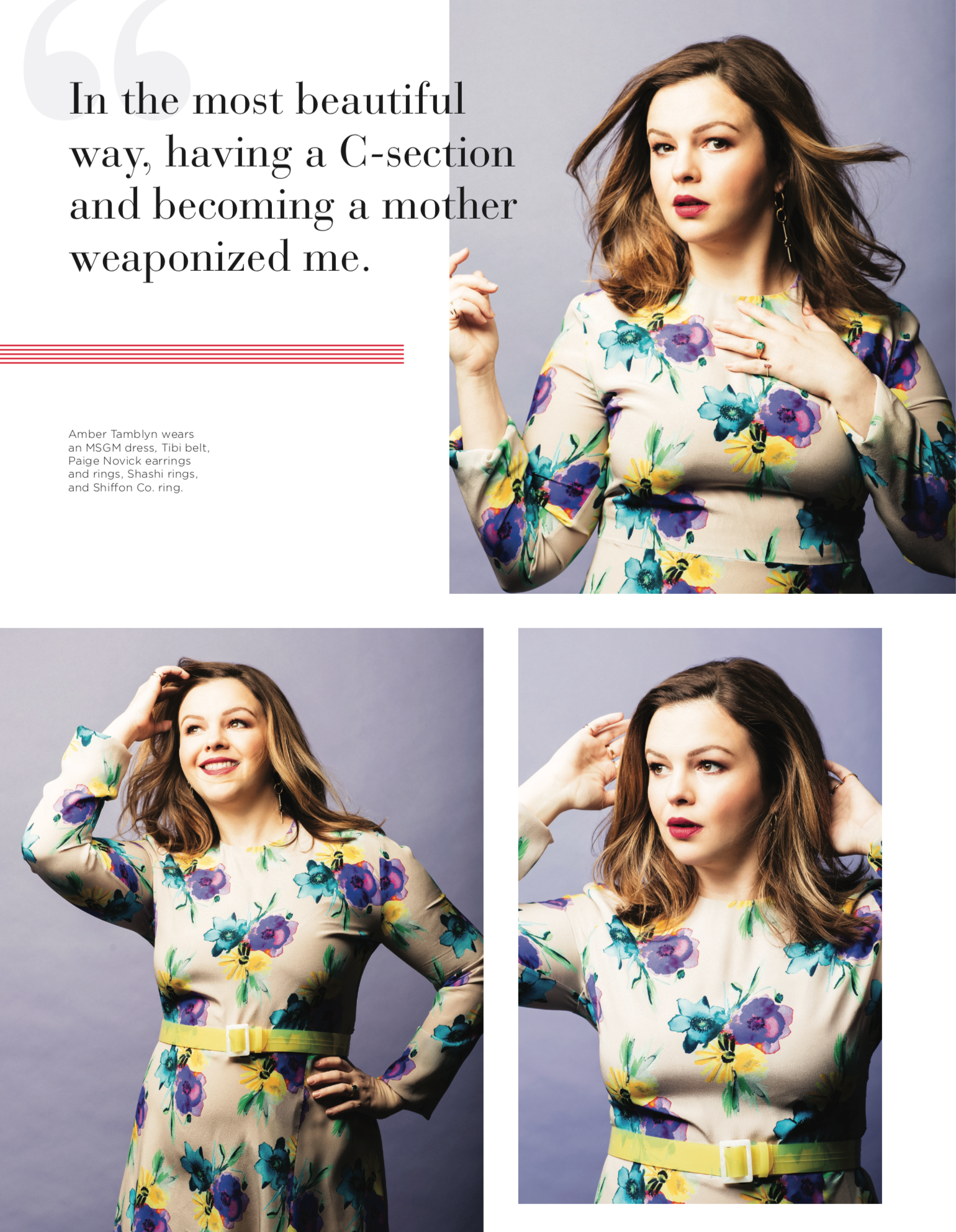 Portraits of Amber Tamblyn for New York Family