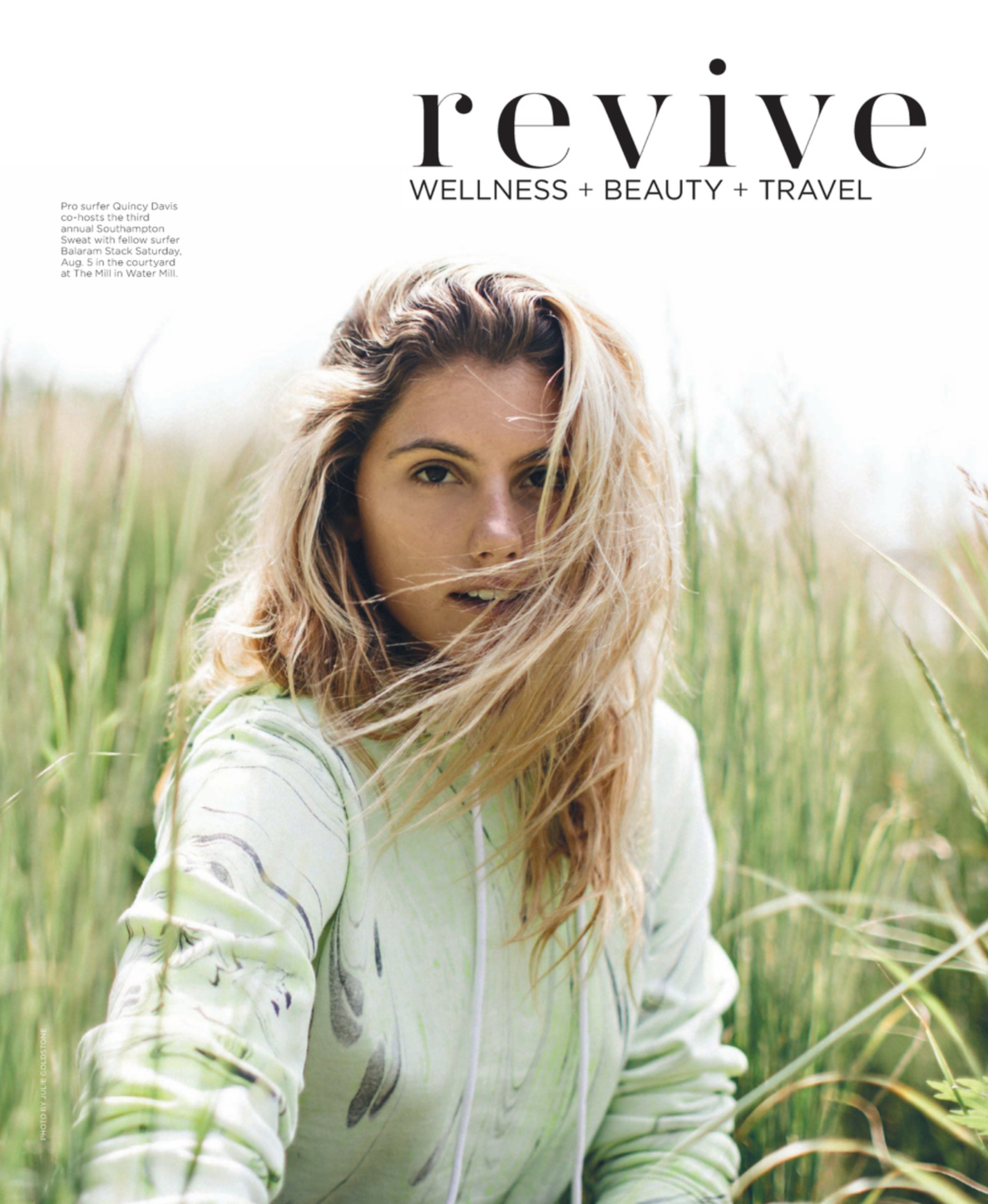 Portrait of Quincy Davis for BEACH Magazine