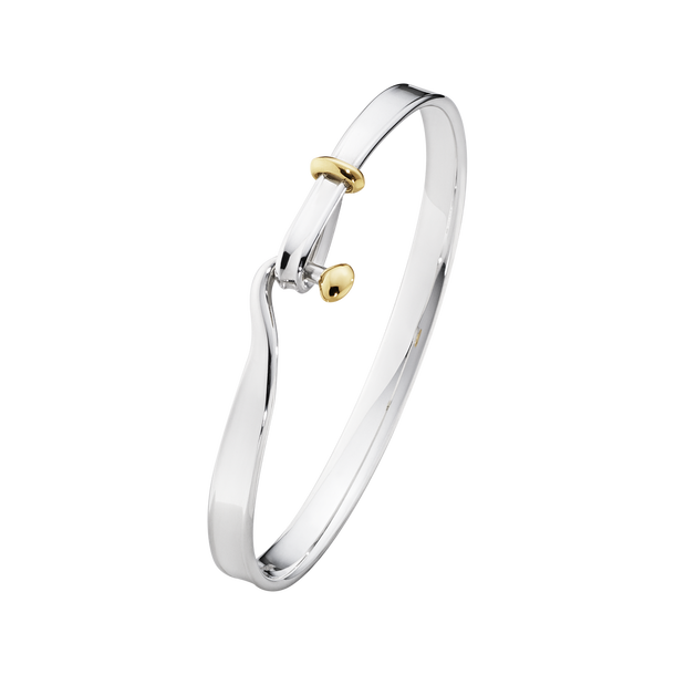 GEORG JENSEN - TORUN ARMRING - STERLING SILVER OG 18 KT. GULL 3.975,-