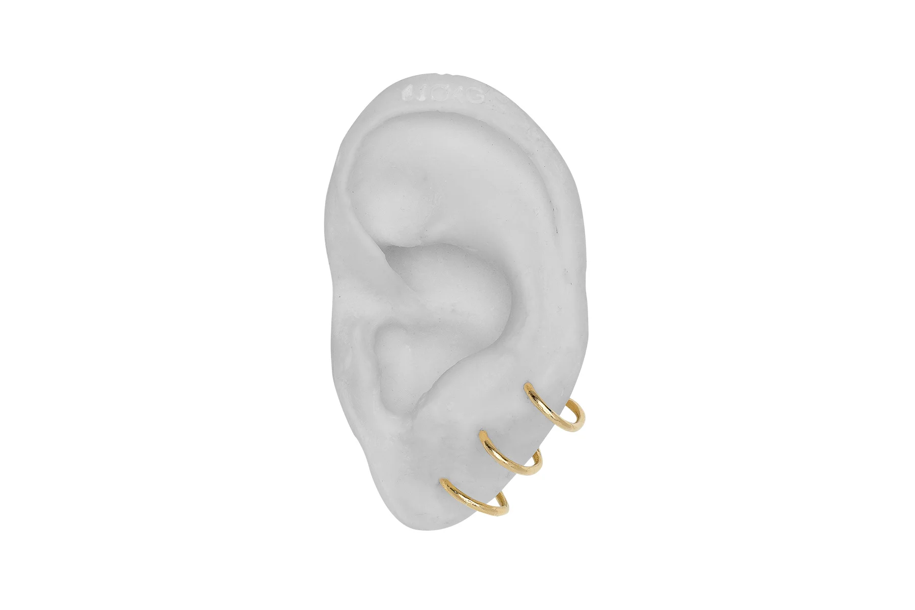 BJØRG JEWELLERY - TRIPLE HOOP ØREPYNT FORGYLT 990,-