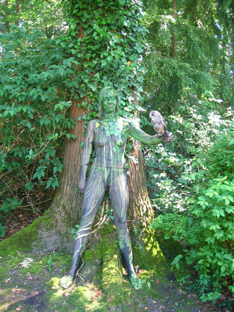 Bodypaintdemonstratie