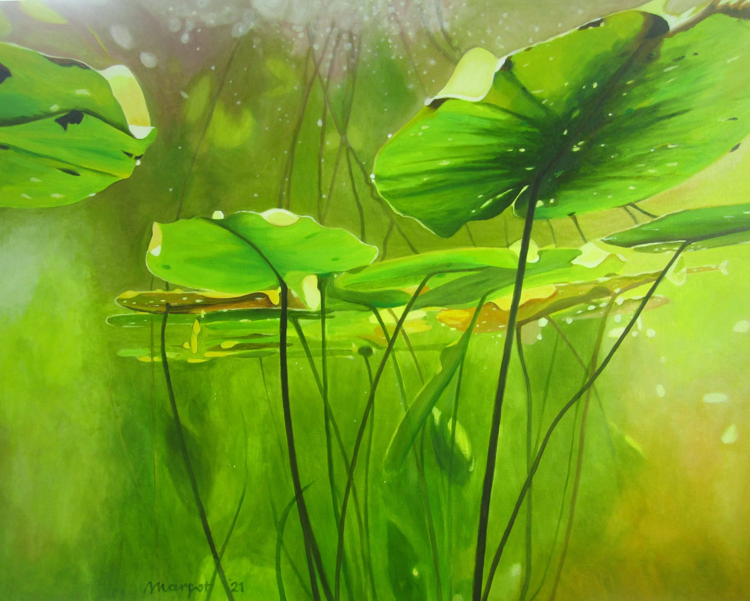 'Little paradise' 80 cm x 100 cm. Olieverf op doek.JPG