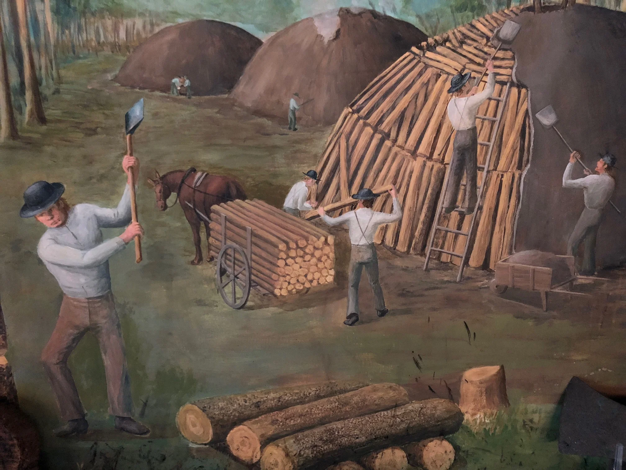 Charcoal Making Demonstration