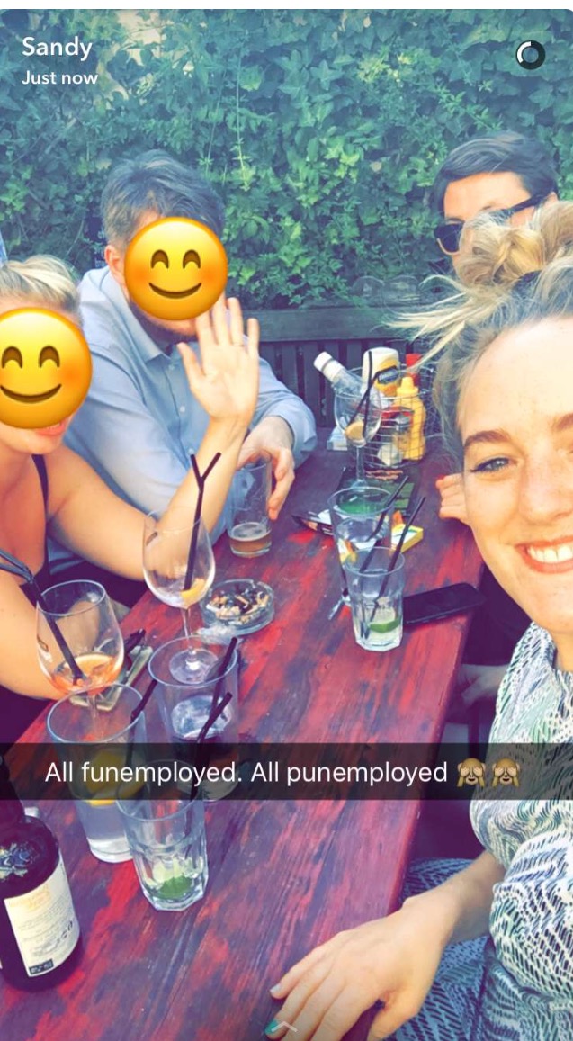 Second redundancy in six months. Boss takes us out to the pub.