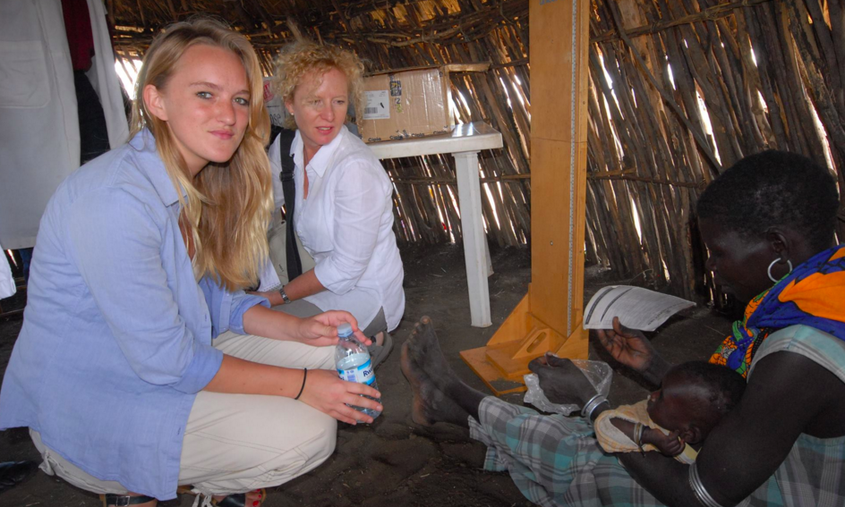 My humanitarian self at a field trip to Karamoja, northern Uganda in 2014