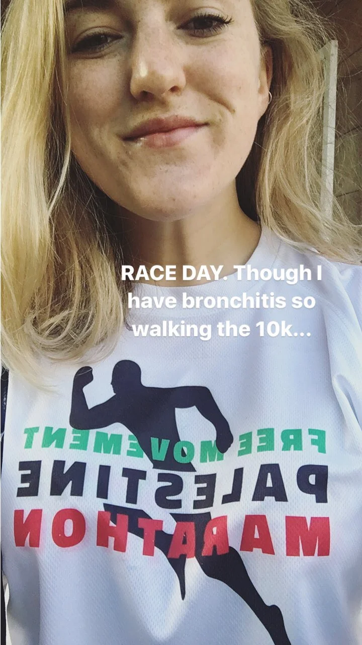Race day. Or, as it turned out, walk day.