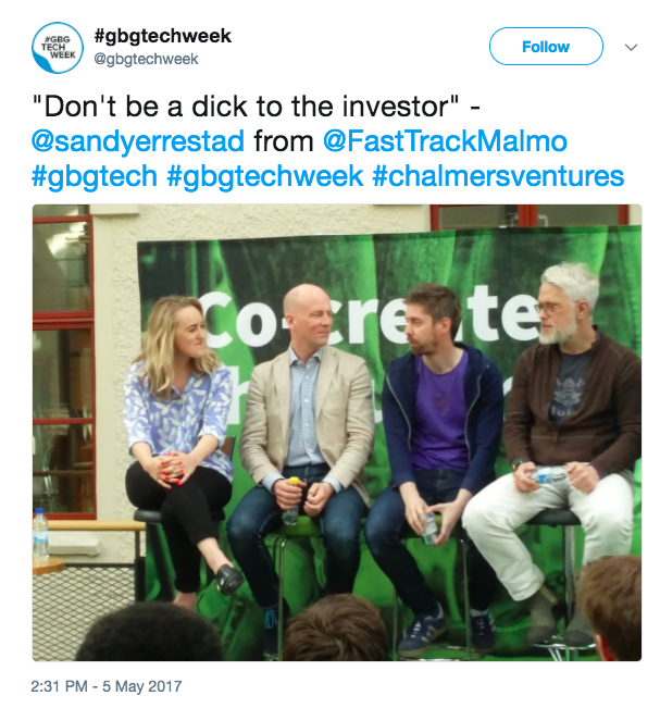 Me being eloquent as ever, at GBGTechWeek
