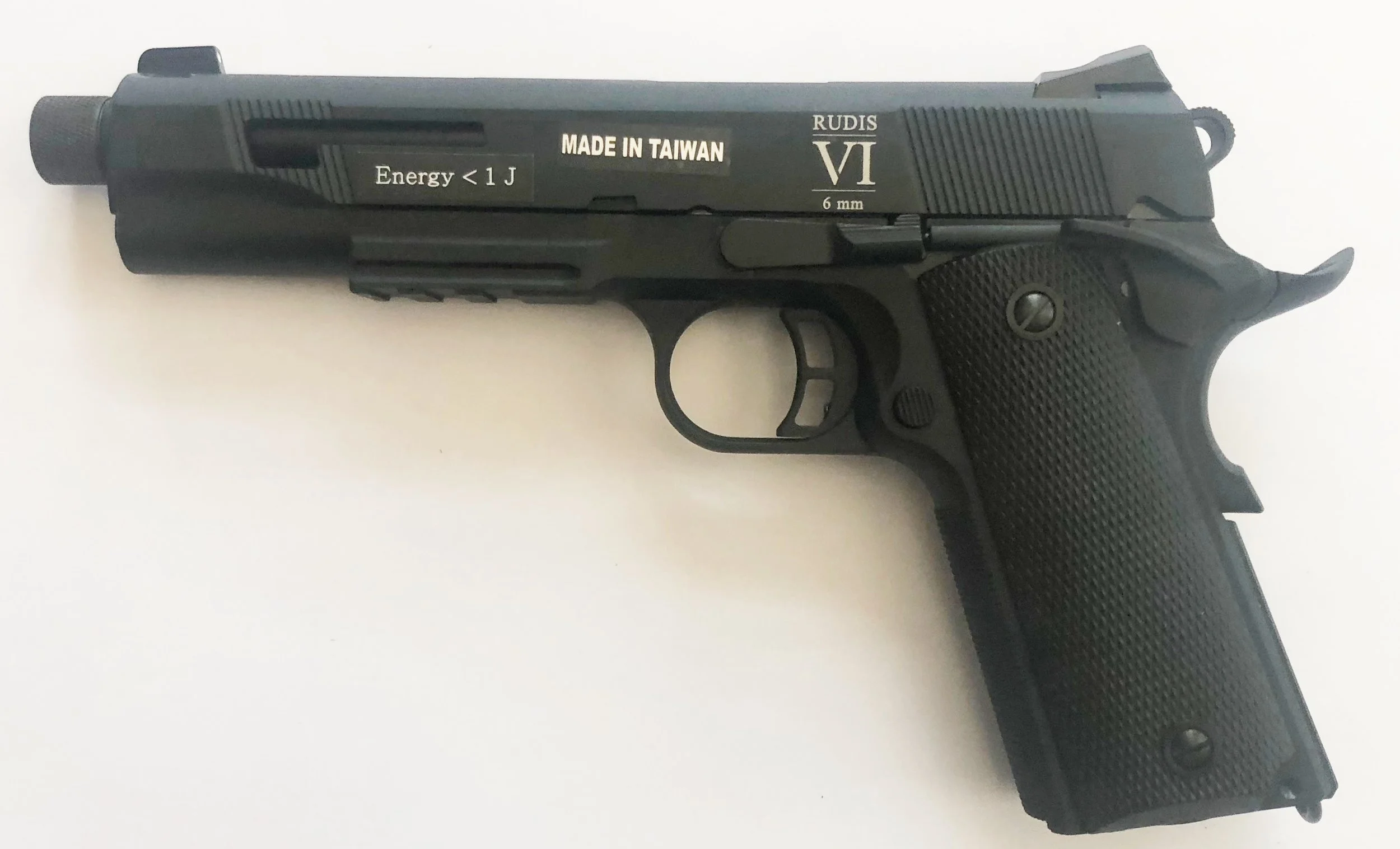 Secutor RUDIS VI Black GBB C02 Black Pistol
