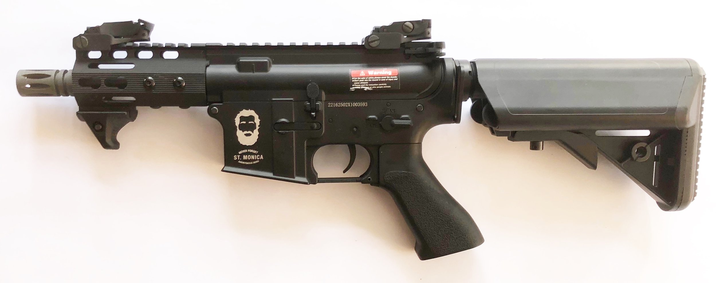 Duel Code St.Monica Anonymous Hero Black CQB M4 AEG