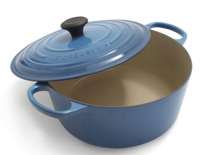 Le Creuset Signature Round Dutch OvenA cook’s staple and my ultimate dream!source