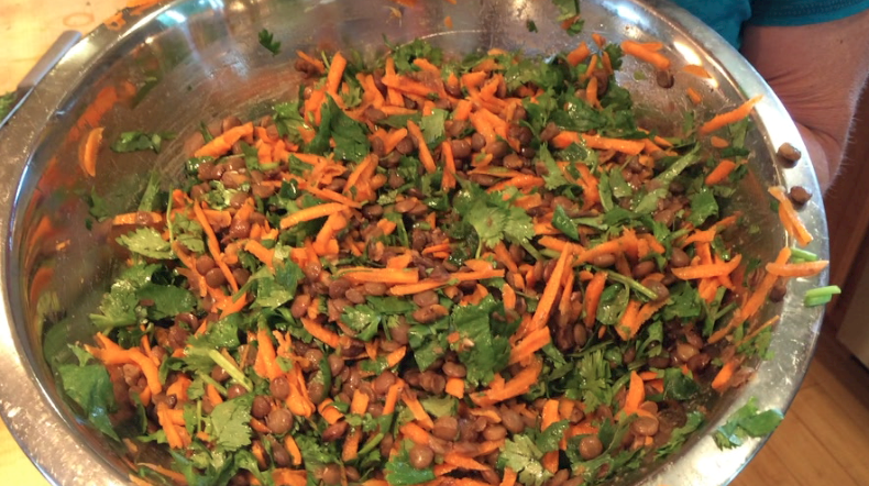 Lentil Lime salad - TASTY THURSDAY!