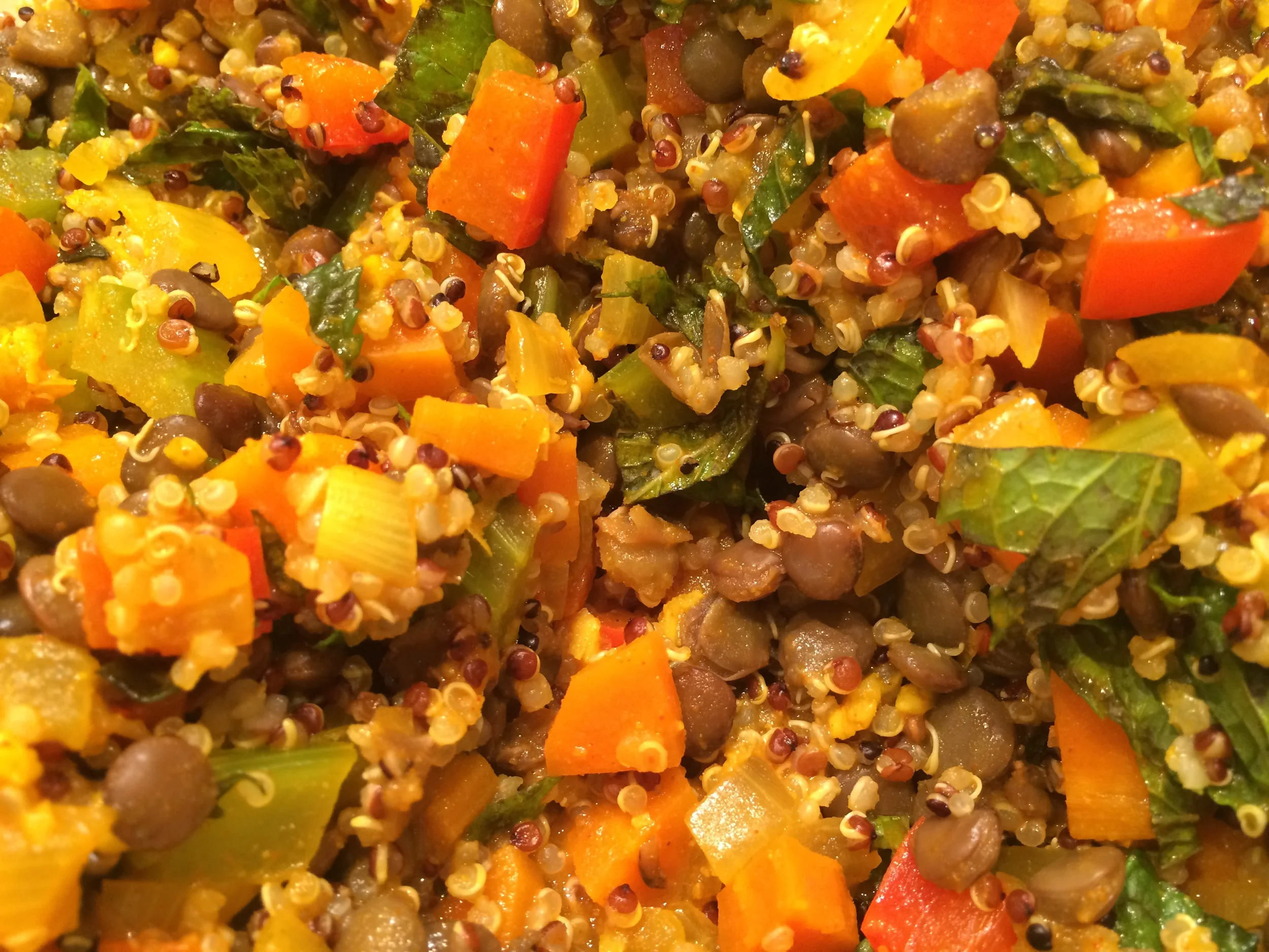 YUM - lentil quinoa curry YUM! (A Tasty Thursday blog)