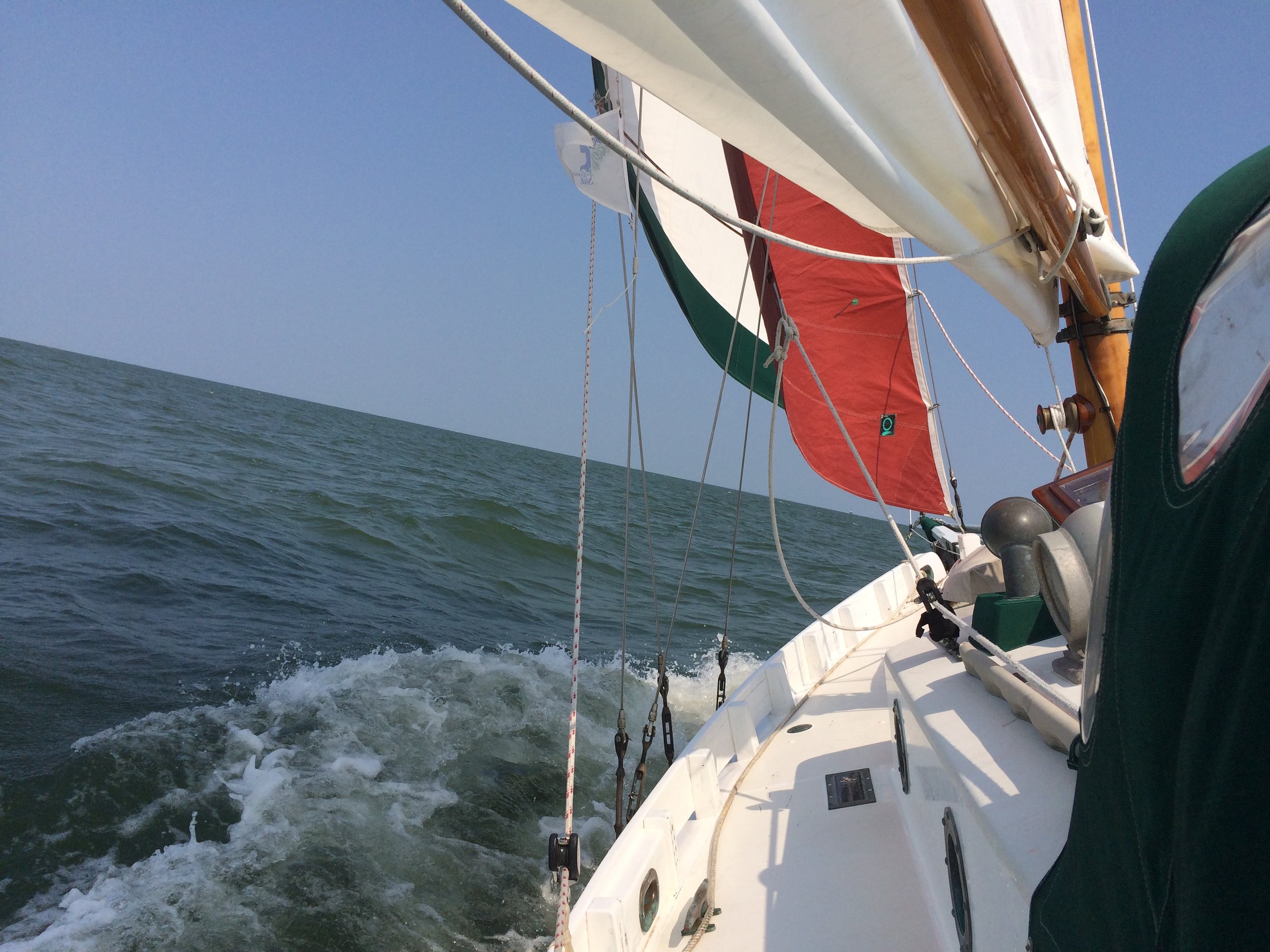 Can't go sailing until the sail is unfurled.