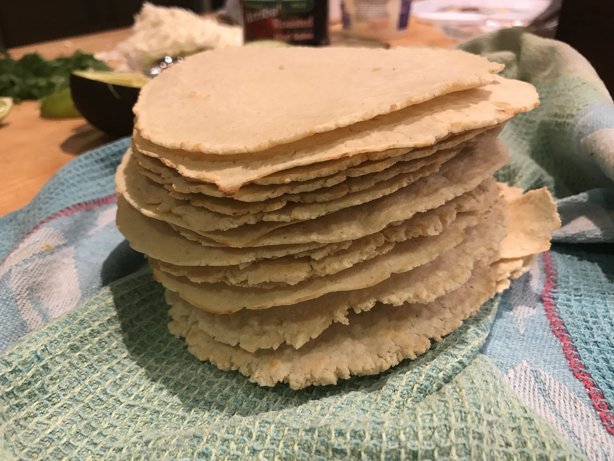 Homemade corn tortillas - a Tasty Thursday post!