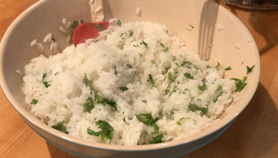 Cilantro lime rice - a Tasty Thursday post