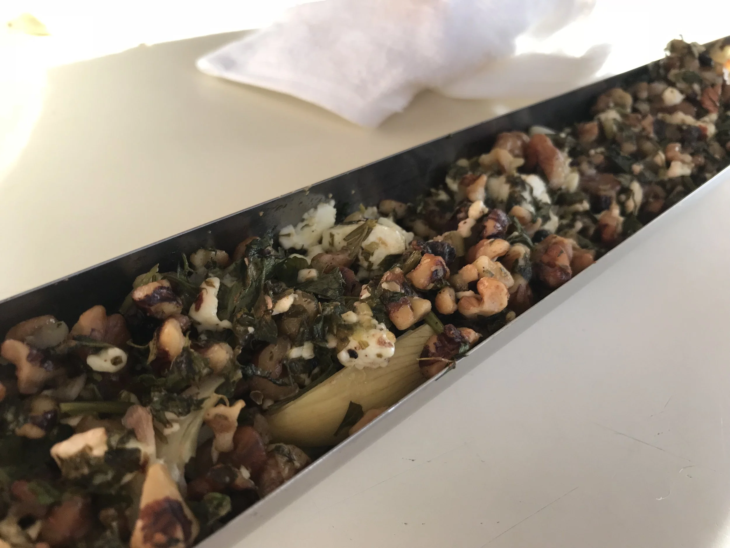 Stuffed artichoke hearts - a Tasty Thursday video