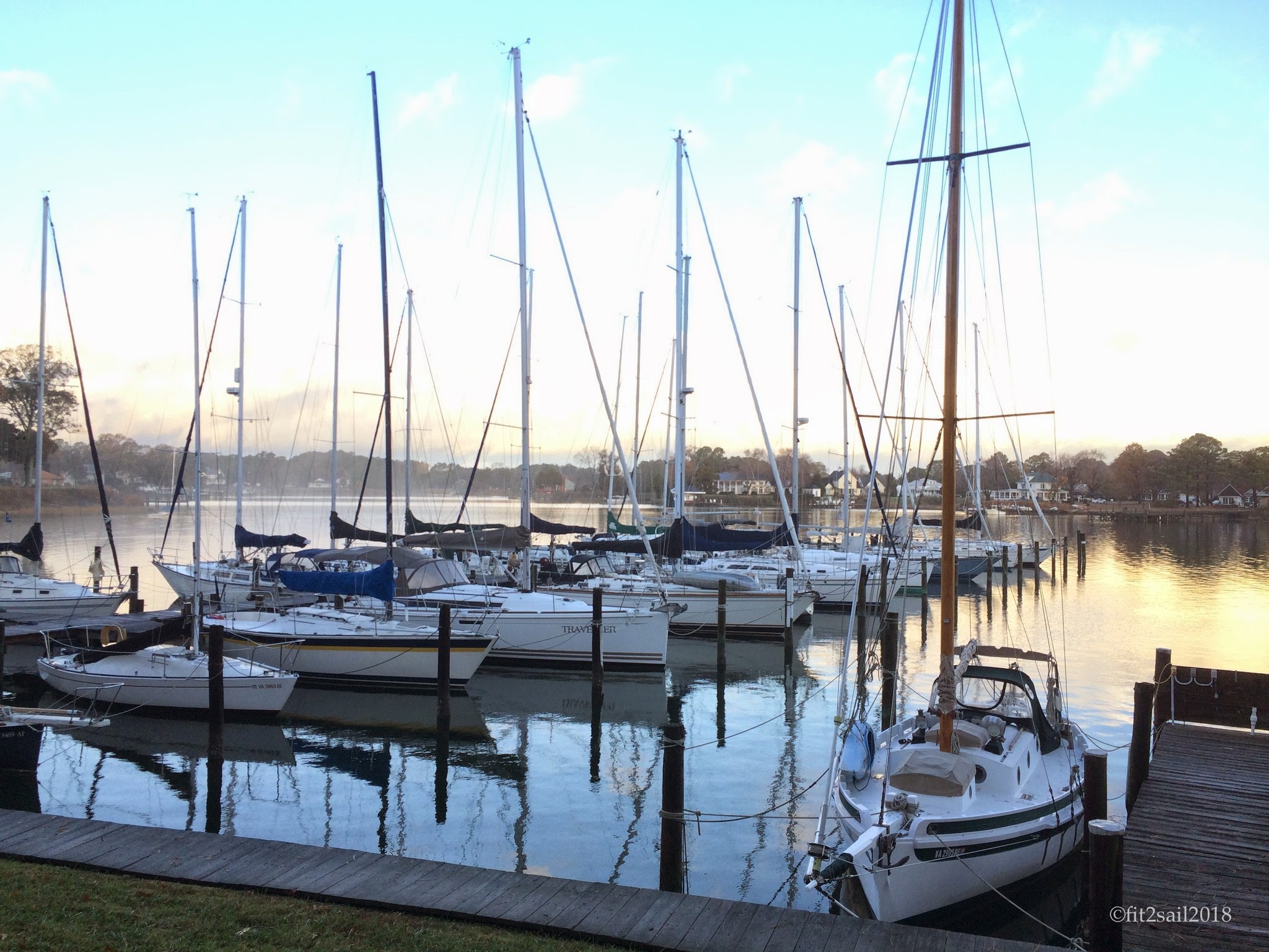 Calypso at her home dock.