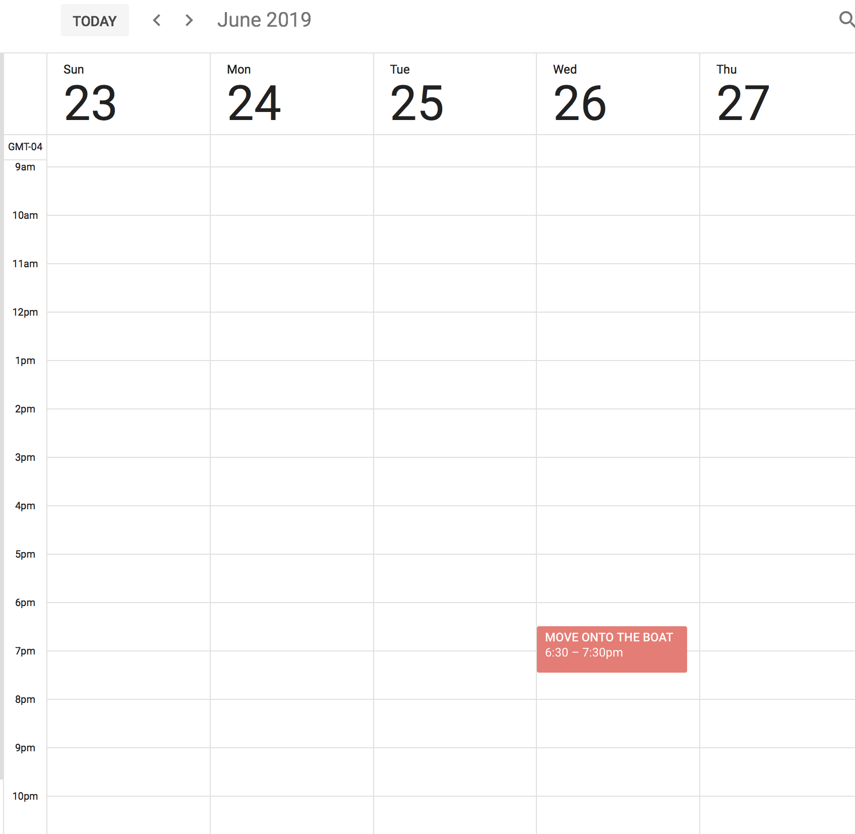 Why yes, we'll move onto the boat next year. SET A DATE!